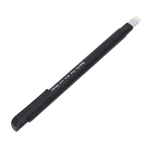 Einziehbarer Mechanik -Radiergummi -Radiergummis -Radiergummis -Stick für Künstlerstudenten, 0,25 X 5 Mm Weichseraser Kopf für Technische Zeichnungen Genauige Details Korrektur (BLACK) von NIZUUONE