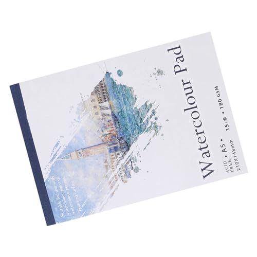 NIZUUONE Aquarellpapier Sketch Book Notizblock Zum Malerei Zeichnen Tagebuch Kreatives Notizbuch (A5) von NIZUUONE