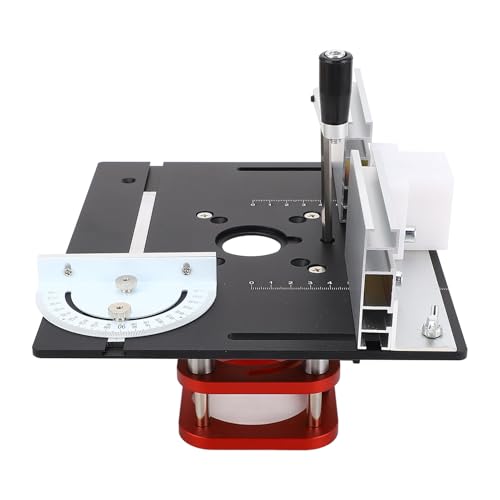 NIZUUONE Basis von Robusta Router Tisch mit Einer Einstellbaren Höhe von 51 Mm, Geeignet für 64-66 Mm Motordurchmesser, Einfache Installation für Schnitte an Bord, Bau in Rostresistenten von NIZUUONE