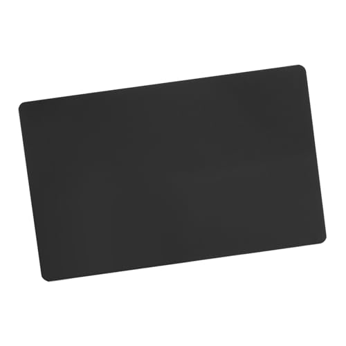 NIZUUONE Beeindruckende Visitenkarten für Lasergravierte Metall - Packung von 50 - Leicht und Ungiftig Ideal für Erste Eindrücke (BLACK) von NIZUUONE