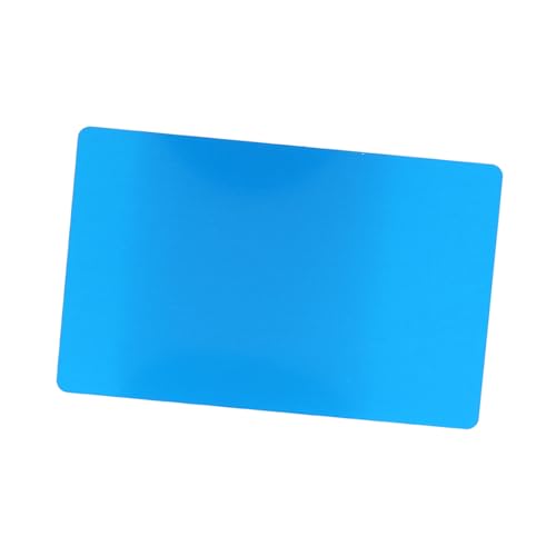 NIZUUONE Beeindruckende Visitenkarten für Lasergravierte Metall - Packung von 50 - Leicht und Ungiftig Ideal für Erste Eindrücke (BLUE) von NIZUUONE