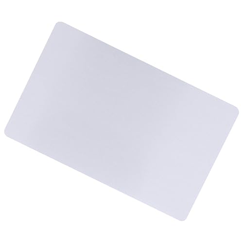 NIZUUONE Beeindruckende Visitenkarten für Lasergravierte Metall - Packung von 50 - Leicht und Ungiftig Ideal für Erste Eindrücke (SILVER) von NIZUUONE
