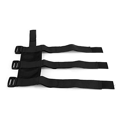NIZUUONE Feuerlöscher Mount Gurt Feuerlöscher Gürtel Feuerlöscherhalter für JK JL TJ CJ YJ 1987-2020 Gladiator JT 2020 mit Polyester Oxford Nylon (BLACK) von NIZUUONE