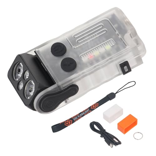NIZUUONE Klemme/Halter EDC Flash Light High Decibel Klemme/Halter Bidirektionales Multifunktionales LED für Green Night Safety LED NIZUUONE Klemme/Halter EDC Flash Light High Decibel Klemme/Halter Bidirektionales Multifunktionales LED für Green Night Safety LED von NIZUUONE