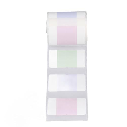 NIZUUONE Vielseitige Anwendungen Selbstkleber Preisbezeichnung Tintenloses Thermalpapier für Adressetiketten Barcode -Drucken 150 Blätter Pro Rolle (40 x 25 mm / 1,57 x 0,98 Zoll Lesezeichen) von NIZUUONE