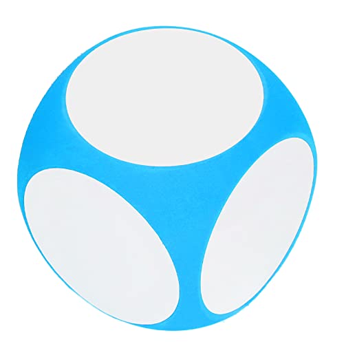 NIZUUONE Wischen Sie Würfel Kubisch Tragbare Saubere Schreiben Sie auf Würfel Lebendiges Farbblank -Lehrzubehör (Gelb (BLUE) von NIZUUONE