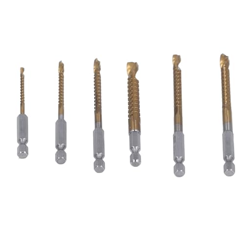 NIZUUONE -gezackte Bohrmaschine Bit Vielseitig HSS Drill Bit Set für Verschiedene Anwendungen 6 PCs für Holzarbeiter und Tischler NIZUUONE -gezackte Bohrmaschine Bit Vielseitig HSS Drill Bit Set für Verschiedene Anwendungen 6 PCs für Holzarbeiter und Tischler von NIZUUONE