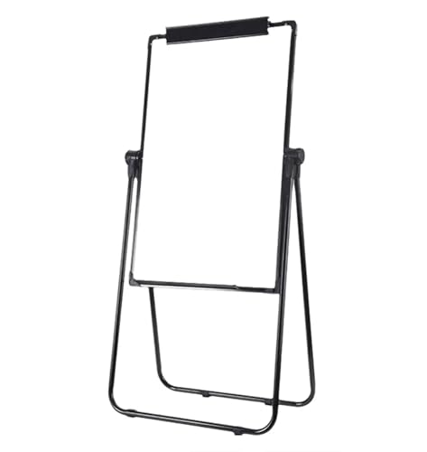 NJIEzhao Faltbarer Ständer, Whiteboard-Staffelei, multifunktional, 360 ° drehbar, magnetisch, doppelseitig Staffelei Holz Groß von NJIEzhao