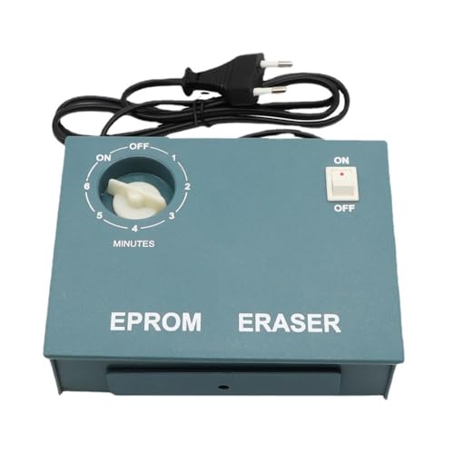 NJTHNTJR Elektrischer UV-Radiergummi, Halbleiterchip-Radiergummi, Zeitgesteuerter UV-Radiergummi, Strahlungsradierer, Elektrischer Datenradierer, EU-Stecker von NJTHNTJR