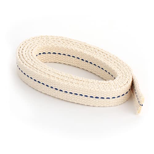 NKlaus 1 Meter 13mm 100% Natürliche Baumwolle Lampendocht flach Litzendocht Laternendocht für Ölbrenner Öllampe mit gereinigtem Petroleum 1311 NKlaus 1 Meter 13mm 100% Natürliche Baumwolle Lampendocht flach Litzendocht Laternendocht für Ölbrenner Öllampe mit gereinigtem Petroleum 1311 von NKlaus