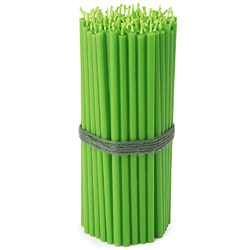 NKlaus - 100x Stabkerzen grün Rußfrei Tropffrei dünn L 16cm Premium Paraffinwachs 36110 NKlaus - 100x Stabkerzen grün Rußfrei Tropffrei dünn L 16cm Premium Paraffinwachs 36110 von NKlaus