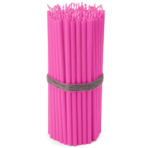 NKlaus - 100x Stabkerzen rosa Rußfrei Tropffrei dünn L 16cm Premium Paraffinwachs 36120 NKlaus - 100x Stabkerzen rosa Rußfrei Tropffrei dünn L 16cm Premium Paraffinwachs 36120 von NKlaus
