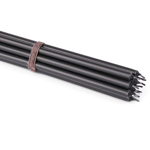 NKlaus - 10x Stabkerzen schwarz Tropffrei L 29cm Ritualkerze Premium Paraffinwachs 36129 NKlaus - 10x Stabkerzen schwarz Tropffrei L 29cm Ritualkerze Premium Paraffinwachs 36129 von NKlaus
