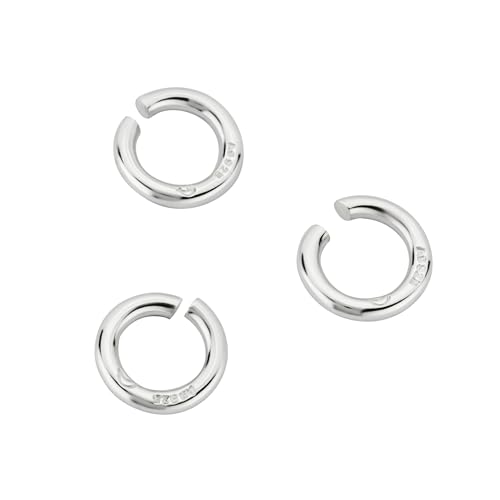 NKlaus 3 x Öse 925 Silber 2,5mm Biegeringe Silberketten Verbindungsringe Ersatzteil DIY 15240 von NKlaus