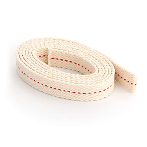 NKlaus 5 Meter Flachdocht 12,5mm 100% Natürliche Baumwolle Lampendocht flach Litzendocht für Öllampe mit gereinigtem Petroleum 1370 NKlaus 5 Meter Flachdocht 12,5mm 100% Natürliche Baumwolle Lampendocht flach Litzendocht für Öllampe mit gereinigtem Petroleum 1370 von NKlaus