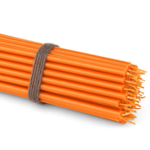 NKlaus 50x Stabkerzen Orange Tropffrei Rußfrei dünn 16cm lang Premium Paraffinwachs 36109 NKlaus 50x Stabkerzen Orange Tropffrei Rußfrei dünn 16cm lang Premium Paraffinwachs 36109 von NKlaus