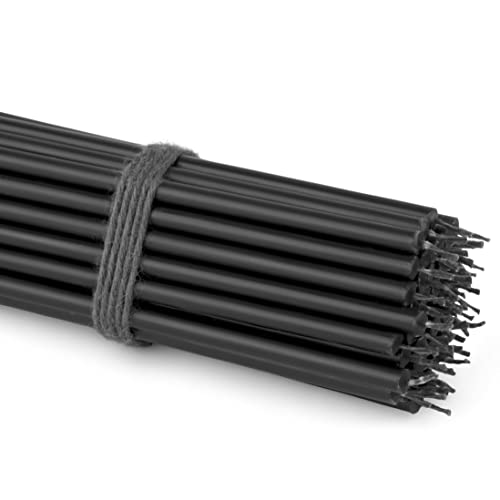 NKlaus 50x Stabkerzen Schwarz Tropffrei Rußfrei dünn 16cm lang Premium Paraffinwachs 36130 NKlaus 50x Stabkerzen Schwarz Tropffrei Rußfrei dünn 16cm lang Premium Paraffinwachs 36130 von NKlaus
