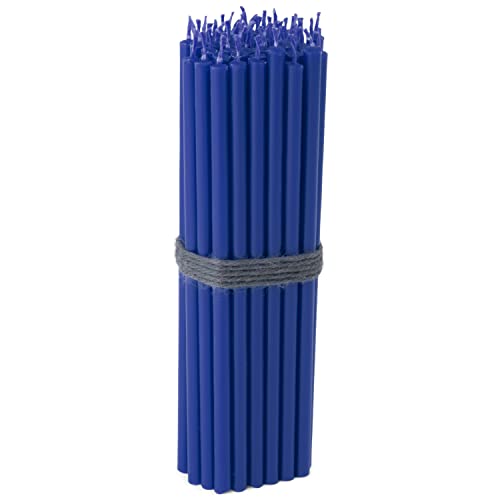 NKlaus - 50x Stabkerzen blau Rußfrei Tropffrei dünn L 16cm Premium Paraffinwachs 36112 NKlaus - 50x Stabkerzen blau Rußfrei Tropffrei dünn L 16cm Premium Paraffinwachs 36112 von NKlaus