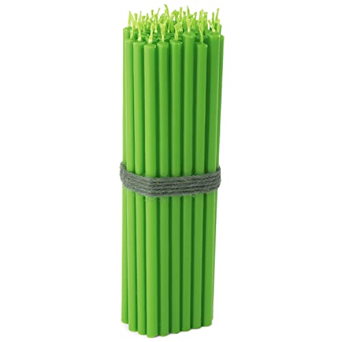 NKlaus - 50x Stabkerzen grün Rußfrei Tropffrei dünn L 16cm Premium Paraffinwachs 36110 NKlaus - 50x Stabkerzen grün Rußfrei Tropffrei dünn L 16cm Premium Paraffinwachs 36110 von NKlaus