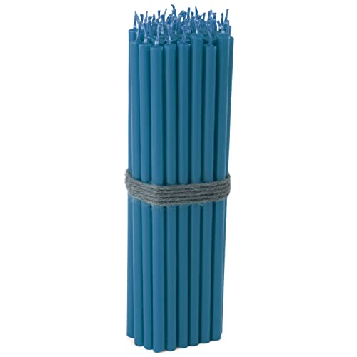 NKlaus - 50x Stabkerzen hellblau Tropf- Rußfrei dünn L 16cm Qualität Paraffinwachs 36111 NKlaus - 50x Stabkerzen hellblau Tropf- Rußfrei dünn L 16cm Qualität Paraffinwachs 36111 von NKlaus