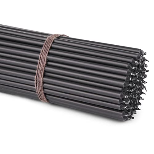NKlaus - 50x Stabkerzen schwarz Tropffrei L 29cm Ritualkerze Premium Paraffinwachs 36129 NKlaus - 50x Stabkerzen schwarz Tropffrei L 29cm Ritualkerze Premium Paraffinwachs 36129 von NKlaus