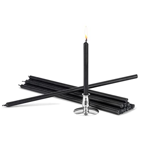 NKlaus - Kerzenhalter + Ritualkerzen schwarz Tropffrei L 29cm Premium Paraffinwachs 40065 NKlaus - Kerzenhalter + Ritualkerzen schwarz Tropffrei L 29cm Premium Paraffinwachs 40065 von NKlaus