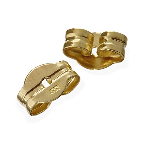 NKlaus Set 2x1 Paar 333 Gelbgold 8 Karat Gold 5,5mm Gegenstecker für Ohrstecker Ohrringe Ohrstopper Pousetten Ohrmutter Butterfly Schmetterling Verschluss Loch: 0,75mm 40483 NKlaus Set 2x1 Paar 333 Gelbgold 8 Karat Gold 5,5mm Gegenstecker für Ohrstecker Ohrringe Ohrstopper Pousetten Ohrmutter Butterfly Schmetterling Verschluss Loch: 0,75mm 40483 von NKlaus