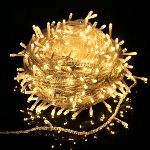 NLINIOZWN LED Star Ambient Light Ball Light Strings Small Decorative Lights for Birthday Bedroom Decoration (Classic Pure Warm White, 10m 80 Light USB) von NLINIOZWN