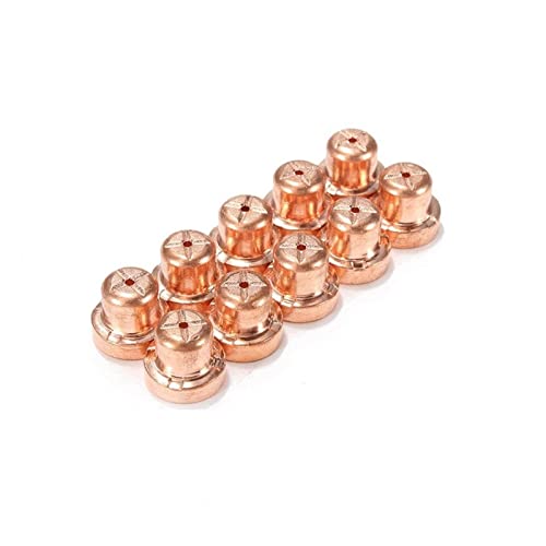 NLNGZKZFNF 20 Stück Verbrauchsmaterialien verlängerte Plasmaschneiderdüsen mit Langer Spitze, passend for LG-40 PT-31 CUT40 CUT50 Schneidbrennerarmaturen Schweißdüse(Ordinary nozzles) von NLNGZKZFNF