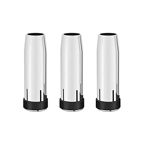 NLNGZKZFNF 3 stücke Konische Messing MIG MAG Schweißer Lötzubehör Verbrauchsmaterial Set for 24KD MB24KD Montagebrenner Düse Schweißbrenner Schweißdüse von NLNGZKZFNF
