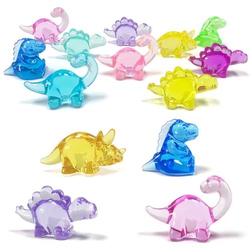NLR FUN [500g, 60 Stück Acryl Dinosaurier Edelsteine, 4 einzigartige Formen Finger Dinosaurier. Festliche Party Wohnkultur. Preisverleihungen | Geschenktüte Füller, Geburtstag / Ostern Preise von NLR FUN
