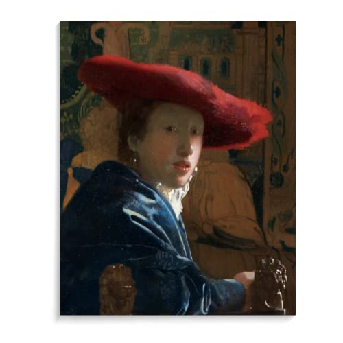 NNALEGS Malen Nach Zahlen Erwachsene Berühmte Gemälde Vermeer-Mädchen Mit Rotem Hut - Johannes Vermeer,Malen Nach Zahlen Leinwand Mit Rahmen 40X50Cm Landschaft,Acryl,Mit 3 Bürsten,A6 NNALEGS Malen Nach Zahlen Erwachsene Berühmte Gemälde Vermeer-Mädchen Mit Rotem Hut - Johannes Vermeer,Malen Nach Zahlen Leinwand Mit Rahmen 40X50Cm Landschaft,Acryl,Mit 3 Bürsten,A6 von NNALEGS