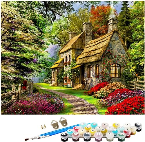 NNALEGS Malen Nach Zahlen Erwachsene Garten 40X50Cm Mit Rahmen Malen Nach Zahlen Leinwand Kinder Landschaft Malen Nach Zahlen Anfänger Set Groß,B10 NNALEGS Malen Nach Zahlen Erwachsene Garten 40X50Cm Mit Rahmen Malen Nach Zahlen Leinwand Kinder Landschaft Malen Nach Zahlen Anfänger Set Groß,B10 von NNALEGS