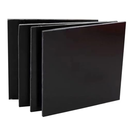 FR4 Glasfaserplatte aus Epoxidharz G10 - 0,5 mm dicke schwarze Glasfaserplatte für antistatische Anwendungen (235 mm x 235 mm) von NNGHBNKJ
