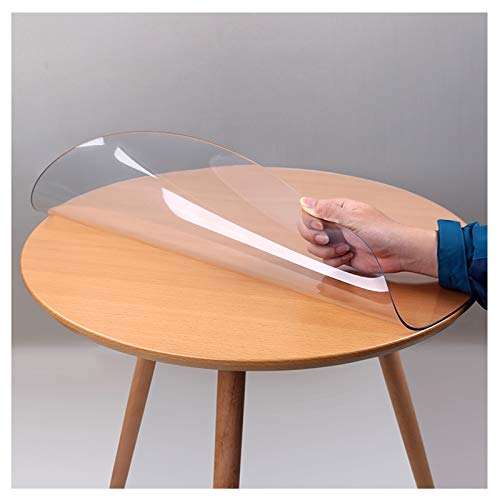 NNHDWS Tischfolie Rund, Und Die Abgeschrägte Kante, Transparente Hochglanz Schutzfolie Tischschutz,Runde Klare PVC Tischdecken wasserdichte Runde Tischschutz Anti-Hot-Tisch-Matte Dicke,190cm Circle NNHDWS Tischfolie Rund, Und Die Abgeschrägte Kante, Transparente Hochglanz Schutzfolie Tischschutz,Runde Klare PVC Tischdecken wasserdichte Runde Tischschutz Anti-Hot-Tisch-Matte Dicke,190cm Circle von NNHDWS