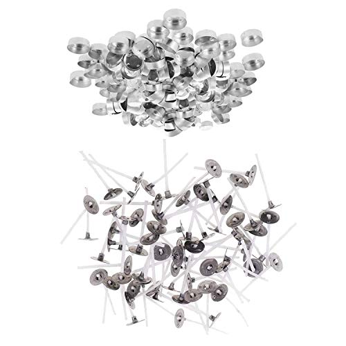 200 Stück Aluminium-Teelichtdosen, leere Behälter, + 200 Stück natürliche Kerzendochte, vorgewachst, zur Kerzenherstellung, Teelicht-Kerzen DIY 200 Stück Aluminium-Teelichtdosen, leere Behälter, + 200 Stück natürliche Kerzendochte, vorgewachst, zur Kerzenherstellung, Teelicht-Kerzen DIY von EnjoyMSS
