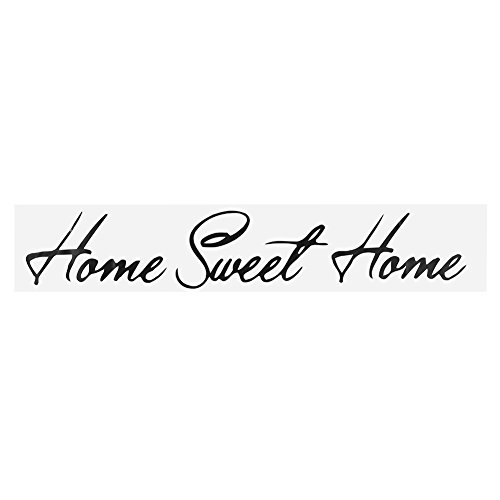 Home Sweet Home Wandaufkleber Buchstaben Wohnkultur Kunst Buchstaben Wandaufkleber Sprüche von NOENNULL