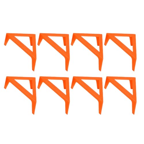 NOENNULL 8 PCs Canvas -Riser, Mini -Leinwand -Füße, Leinwandbestände für Gießen von Künstlern, Praktisch, Leicht zu Transportieren, Leinwand -Lackhalterständer für das Zeichnen von (Orange) von NOENNULL