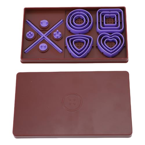 NOENNULL DIY-Knöpfe-Set – 4 Formen, 3 Größen, erstellen Sie perfekt zentrierte Knöpfe mit Leichtigkeit, Tonherstellungswerkzeug-Set, DIY Kleidung bedeckte Knopfmacher-Kit, symmetrische Designs von NOENNULL