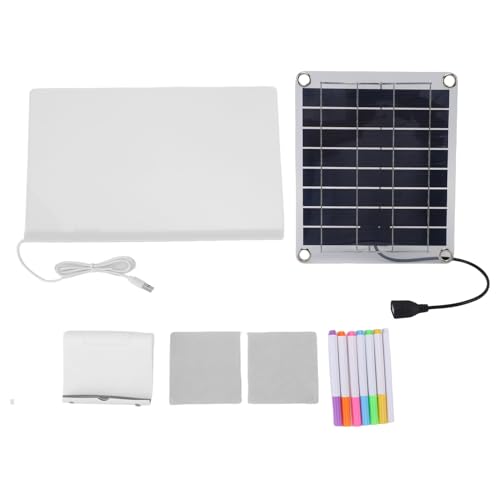 NOENNULL LED -Acryl -Zeichenbrett, 30W Solar Powered Light Up Trockenlöre mit 7 Farben Stift, Wiederverwendbares Menü & Planer für Werbung, Doodle -Board und Zeichnung von NOENNULL