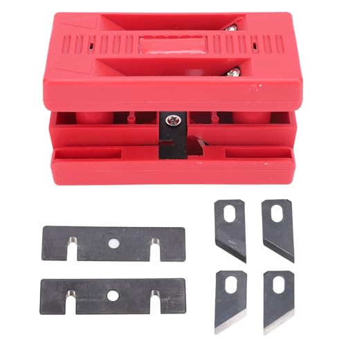 NOENNULL Manuelles Streifenschnürmer mit 6 Klingen, Holzplaner -Werkzeug für PVC -Furnier, Tragbarer Handheld -Router für Möbel, Schrank von NOENNULL