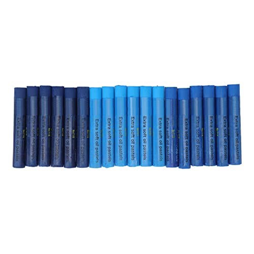 NOENNULL Ölpastellkreide, hohe Sicherheit, weich, blau, leuchtende Farben, Pastellkreiden für Kunstmalerei, Zeichnen, Mischen, Kunstbedarf für Künstler, Anfänger, Studenten, Lehrer, 18 Stück NOENNULL Ölpastellkreide, hohe Sicherheit, weich, blau, leuchtende Farben, Pastellkreiden für Kunstmalerei, Zeichnen, Mischen, Kunstbedarf für Künstler, Anfänger, Studenten, Lehrer, 18 Stück von NOENNULL