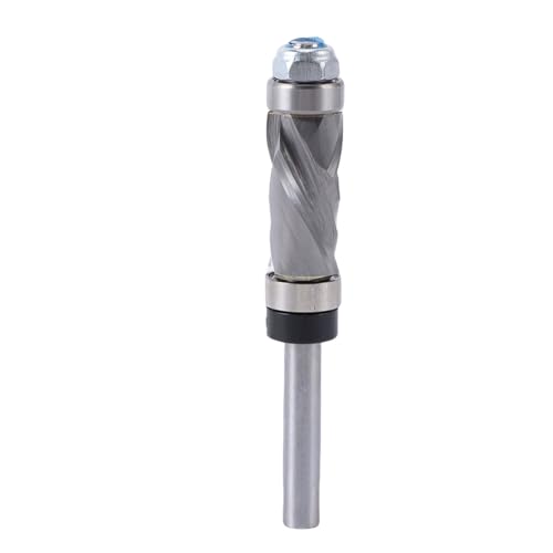 NOENNULL Ober- und Bodenlager auf und ab Spiralspülung Trim Router Bit, Wolframkarbid 1/4in Schaft 1 1/4in Schnittlänge Router Bit für Holzbearbeitung NOENNULL Ober- und Bodenlager auf und ab Spiralspülung Trim Router Bit, Wolframkarbid 1/4in Schaft 1 1/4in Schnittlänge Router Bit für Holzbearbeitung von NOENNULL