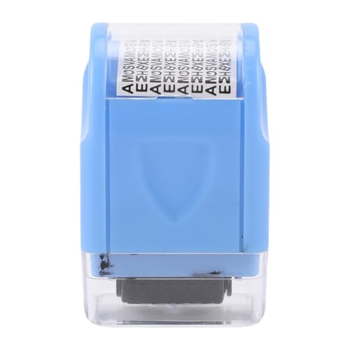 NOENNULL Sicherheitsrollenstempel, Kompakte ID Vertrauliche Roller -Briefmarken -ID -Protektor -Tintenrolle Stempel Compact ID Vertrauliche Sicherheitsrolle für Rechnungen Schecks von NOENNULL