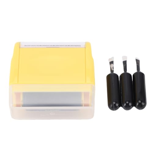 NOENNULL Sicherheitsstempelidentitätsschutz Roller Stamper für ID Privacy Ink ID Protector Ink Roller Privacy Protection Identity Theft Prevention Roller Stempel mit 3 Nachfüllungen für NOENNULL Sicherheitsstempelidentitätsschutz Roller Stamper für ID Privacy Ink ID Protector Ink Roller Privacy Protection Identity Theft Prevention Roller Stempel mit 3 Nachfüllungen für von NOENNULL