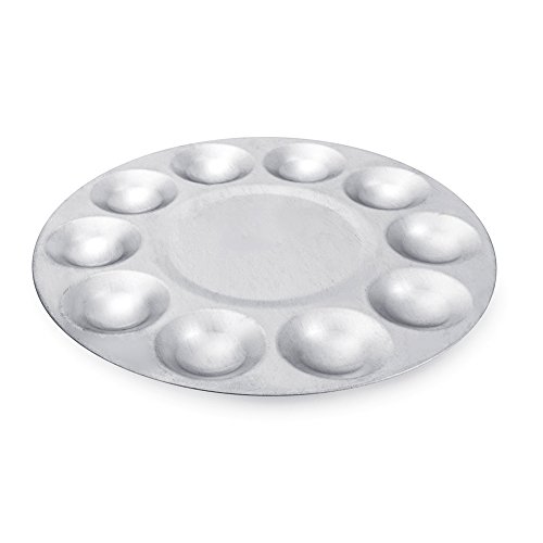 Ölfarben-Tablett aus Aluminium mit 10 Fächern Ölfarben-Tablett aus Aluminium mit 10 Fächern von NOENNULL