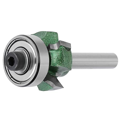 R1/R2/R3 Holzbearbeitungsfräser-Bit, 4 Zähne, Trimmschneider, Fräser (1/4 x R2) von NOENNULL