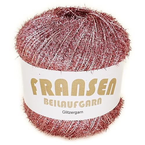Fransen Beilaufgarn auf 25 Gramm Knäuel Farbe Rosé von NOGA EFFEKTGARN GmbH