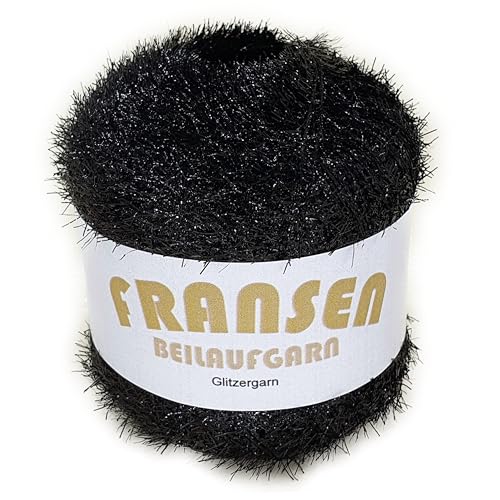 NOGA EFFEKTGARN GmbH Fransen Beilaufgarn auf 25 Gramm Knäuel Schwarz, Strickgarn, Polyester, 65%, Polyester, 35% NOGA EFFEKTGARN GmbH Fransen Beilaufgarn auf 25 Gramm Knäuel Schwarz, Strickgarn, Polyester, 65%, Polyester, 35% von NOGA EFFEKTGARN GmbH