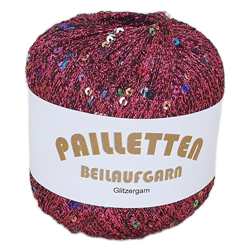 Pailletten Beilaufgarn auf 25 Gramm Knäuel Farbe Pink mit Pailletten in Multicolor Pailletten Beilaufgarn auf 25 Gramm Knäuel Farbe Pink mit Pailletten in Multicolor von NOGA EFFEKTGARN GmbH